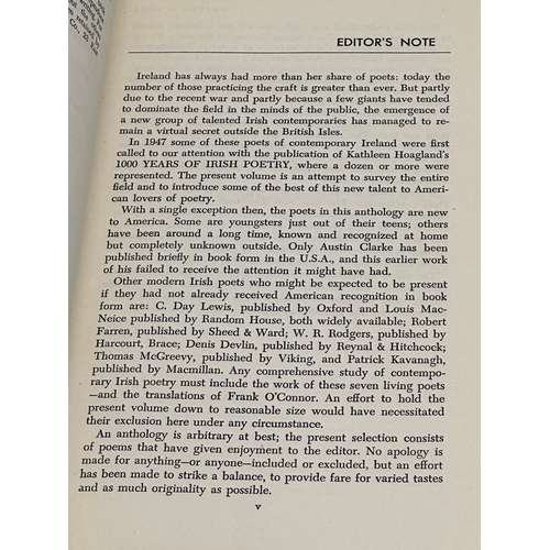 450 - New Irish Poems, New York 1948. 37 contemporary Irish poems with woodcuts by Harry Kernoff R.H.A.