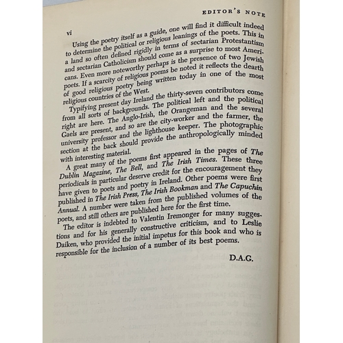 450 - New Irish Poems, New York 1948. 37 contemporary Irish poems with woodcuts by Harry Kernoff R.H.A.