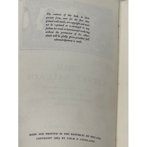 452 - More Irish Street Ballads by Colm O Lochlainn. Printed in Dublin, 1965.
