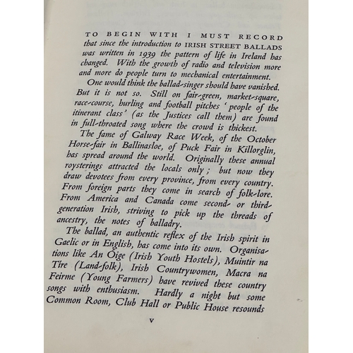 452 - More Irish Street Ballads by Colm O Lochlainn. Printed in Dublin, 1965.
