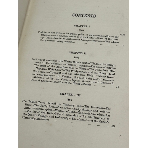 454 - First Edition. 2 volumes. Thomas Macknight. ULSTER AS IT IS. 1896.