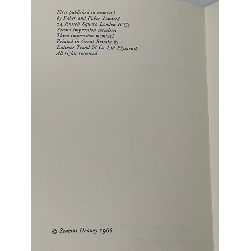 455 - Death of a Naturalist by Seamus Heaney. 3rd Edition. 1966.