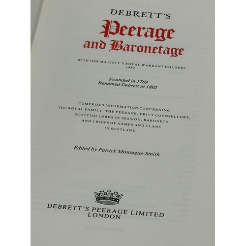 457 - A Debrett’s Peerage & Baronetage, 1980. UK & Ireland.