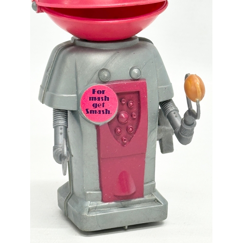 722 - A 1970’s Marx Toys windup Mr Smash Robot. For Mash Get Smash.