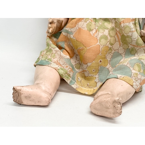 751 - An Early 20th Century German bisque doll by Armand Marseille. 46cm