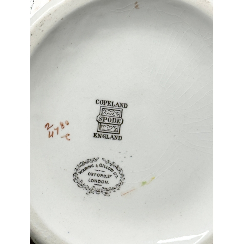 49 - Waring & Gillow. A large Late 19th/Early 20th Century wash bowl and jug by Copeland Spode for Waring... 