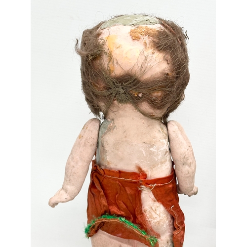 764 - 2 Early 20th Century dolls. 1 by Armand Marseille. 35cm