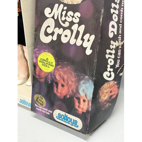 771 - A large Crolly Doll by Soltoys, with box. Doll measures 70cm.