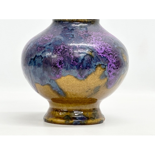 356 - Marei Keramik. A West German glazed bottle vase, by Marei Keramik. 23cm.