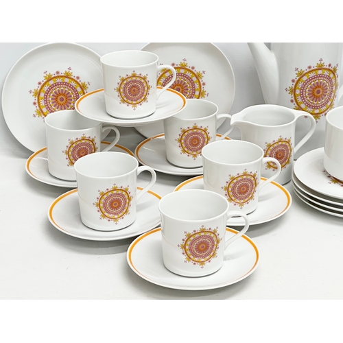 352 - Eschenbach. A 21 piece German Mid Century coffee service.