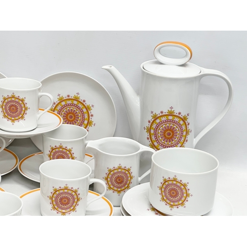 352 - Eschenbach. A 21 piece German Mid Century coffee service.