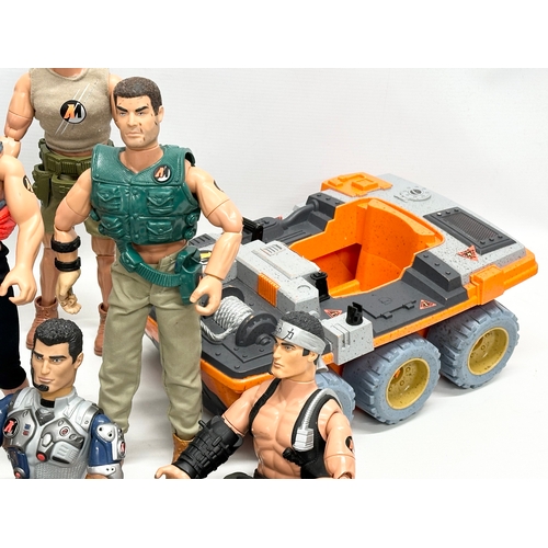 849 - A collection of Action Man figures.