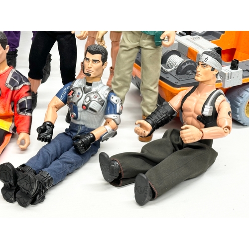 849 - A collection of Action Man figures.