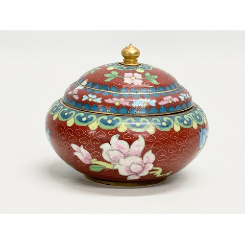 476 - Imari and Cloisonné. A large Late 19th Century Japanese Imari charger, Meiji Period. With a vintage ... 