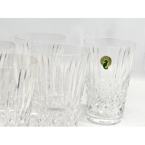 384 - A set of 6 Waterford Crystal “Meave” whiskey glasses/tumblers 13cm