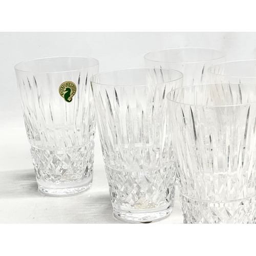 384 - A set of 6 Waterford Crystal “Meave” whiskey glasses/tumblers 13cm