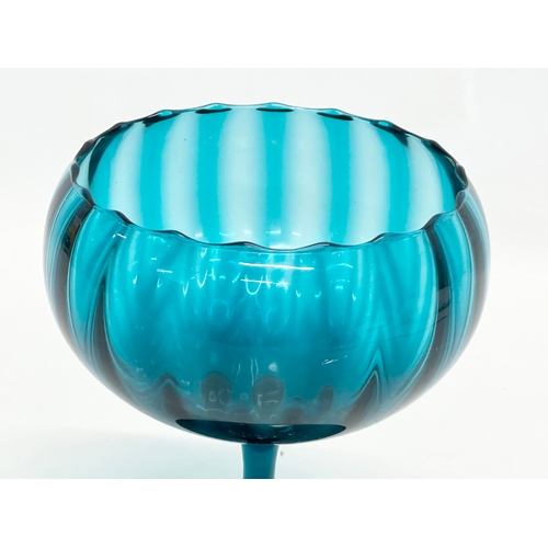 984 - A Mid Century Empoli brandy glass bowl. 1960/1970. 14x16cm.