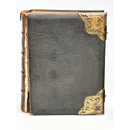 888 - 2 Late 19th Century Holy Bibles.