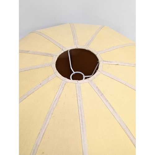 879 - A large Mid Century light shade. 54x32cm