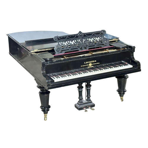 10 - C. Bechstein Grand Piano. Late 19th Century. 146x194x97cm