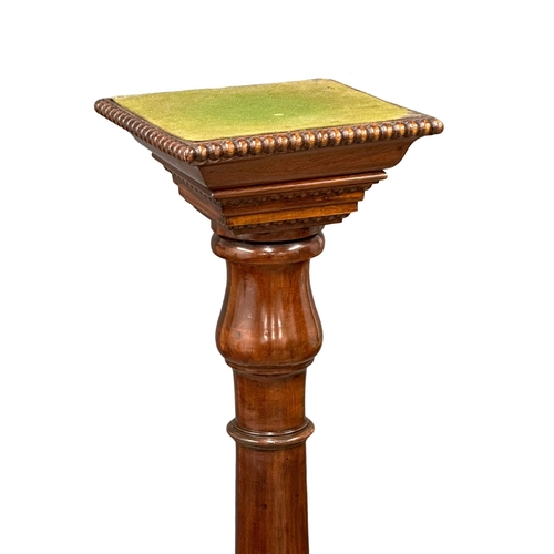 118 - A very large 19th Century, Early Victorian mahogany torchiere/jardiniere stand. Circa 1840-1850. 39x... 