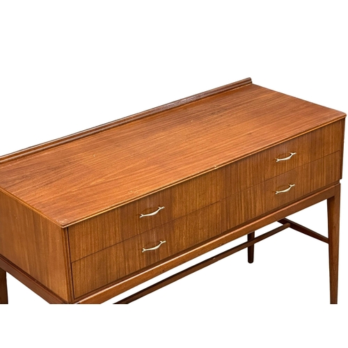 133 - A McIntosh Mid Century tola wood sideboard, with 4 drawers. 117x48x81cm.