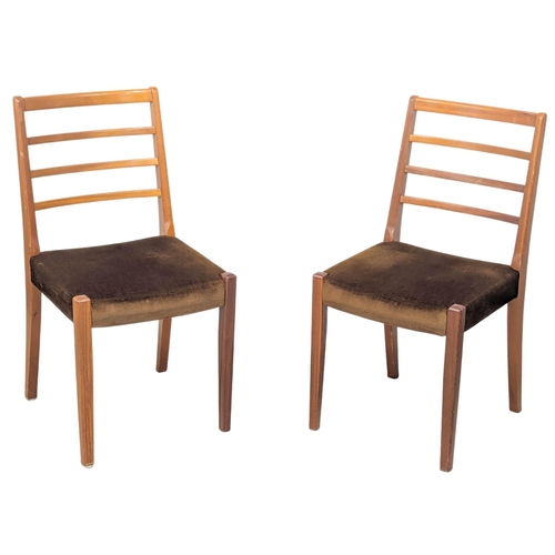 228 - A set of 6 Danish Mid Century teak dining chairs.