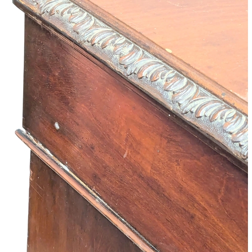 293 - A Mid 19th Century mahogany Chippendale Revival pedestal sideboard. Circa 1850-1860. 180x64x95cm