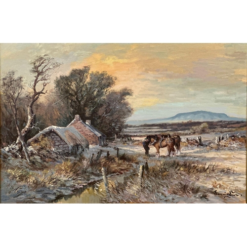 321 - William Cunningham. Oil on canvas. 76x50cm. Frame 90x65cm