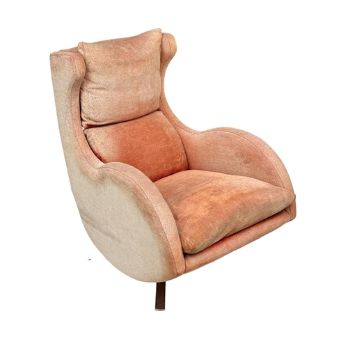 583A - A Fama Lenny Chair. Bellagio. Swivel armchair. Mid Century style.