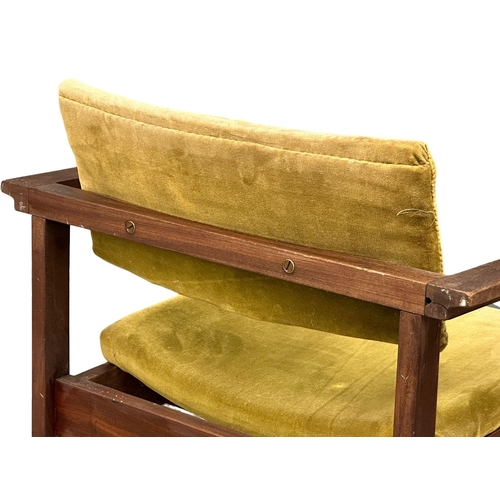 69 - Arthur Edwards for Crannac. An Irish Mid Century teak armchair/desk chair, designed by Arthur Edward... 