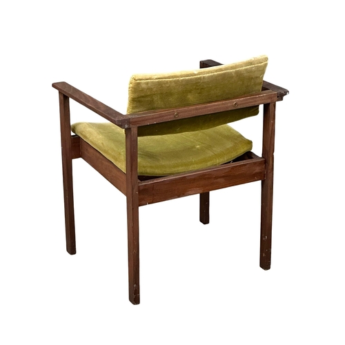 69 - Arthur Edwards for Crannac. An Irish Mid Century teak armchair/desk chair, designed by Arthur Edward... 