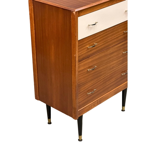 801 - A 1960’s Mid Century chest of drawers. 73x42x103cm