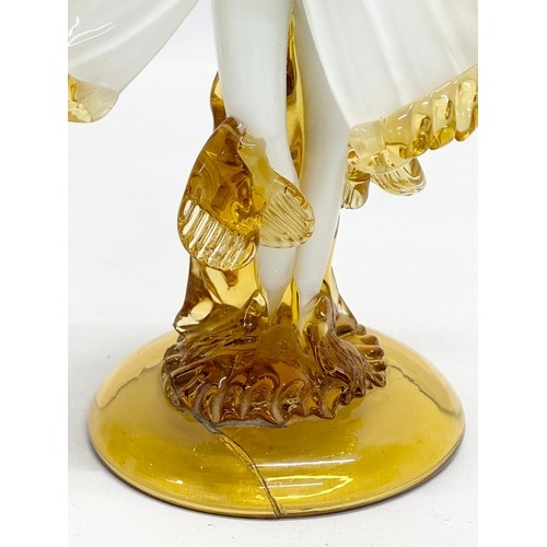 546A - Franco Giancarlo Toffolo. A signed Mid 20th Century Murano glass “courtesan” figurine. Designed by F... 