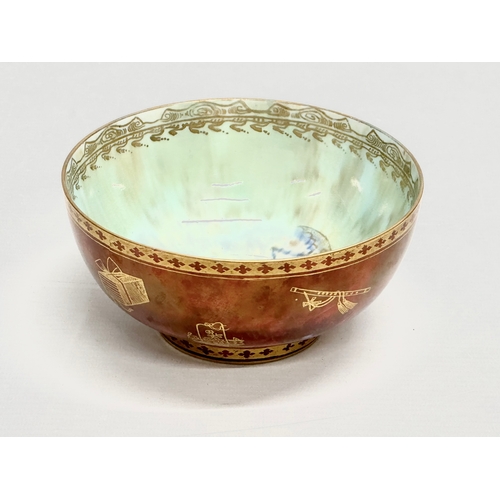 36 - Daisy Makeig-Jones. A 1920’s Wedgwood lustre “Butterfly” bowl. 14x6.5cm.