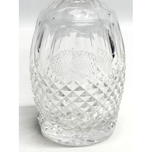 219 - A Waterford Crystal “Colleen” decanter. 27cm