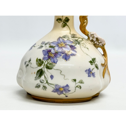 265 - An Early 20th Century Alexandra Porcelain Works “Royal Vienna” pitcher form vase. 20cm