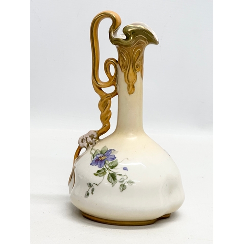 265 - An Early 20th Century Alexandra Porcelain Works “Royal Vienna” pitcher form vase. 20cm