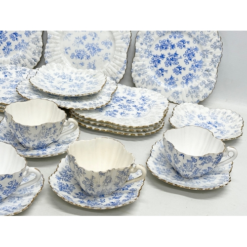 384 - Wileman & Co (Early Shelley) a Late 19th Century 25 piece part tea service.