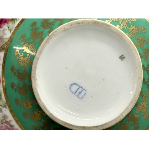 56 - A 19th Century “Royal Vienna” hand painted porcelain bowl. Austria, Beehive/Shield mark. 20x17x9cm