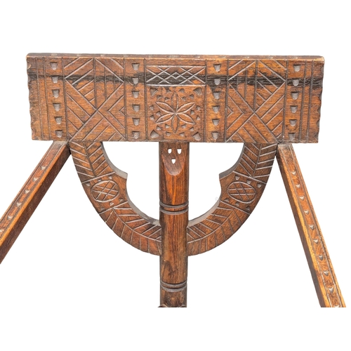 105 - A Late 19th Century wood turners corner chair. Circa 1880. 53.5x87.5cm. 1