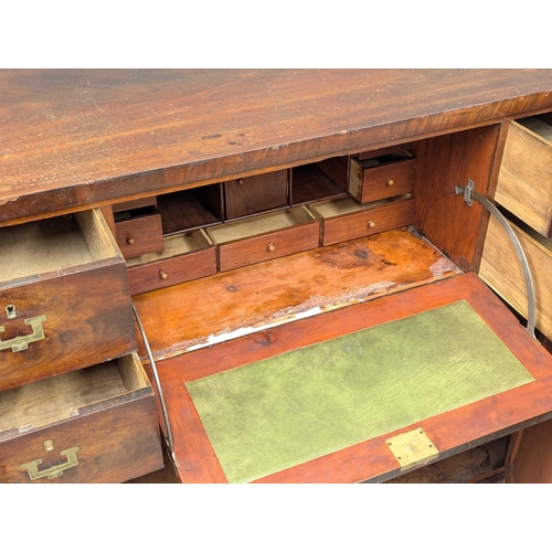 268 - A 19th Century Victorian mahogany secretaire cabinet. Circa 1860. 139x55x122.5cm. 2