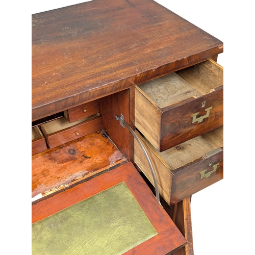 268 - A 19th Century Victorian mahogany secretaire cabinet. Circa 1860. 139x55x122.5cm. 2