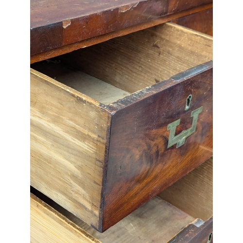 268 - A 19th Century Victorian mahogany secretaire cabinet. Circa 1860. 139x55x122.5cm. 2