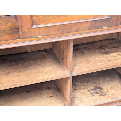 268 - A 19th Century Victorian mahogany secretaire cabinet. Circa 1860. 139x55x122.5cm. 2