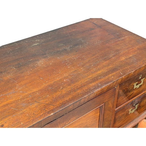 268 - A 19th Century Victorian mahogany secretaire cabinet. Circa 1860. 139x55x122.5cm. 2