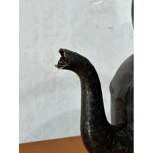 8 - A large Victorian kettle. 37x40cm