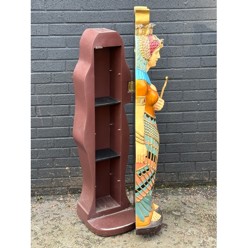 31 - An Egyptian style cabinet. 135cm