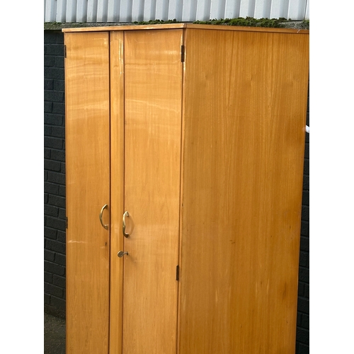 7 - A Mid Century wardrobe by Meredew. 91x56x185cm