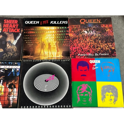 10 - A collection of Queen LP’s.